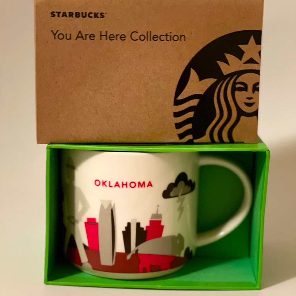 You are here Oklahoma Starbucks mug